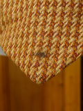 25/0189 glenyon mill 2007 bespoke tan brown houndstooth tweed 4 piece shooting outfit - jkt, shooting gilet, waistcoat, cap - 43-44 long