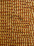 25/0189 glenyon mill 2007 bespoke tan brown houndstooth tweed 4 piece shooting outfit - jkt, shooting gilet, waistcoat, cap - 43-44 long