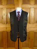 25/0210 genuine BRITISH vintage black worsted blazer w/ RAF tiger sqaudron badge 37-38 short
