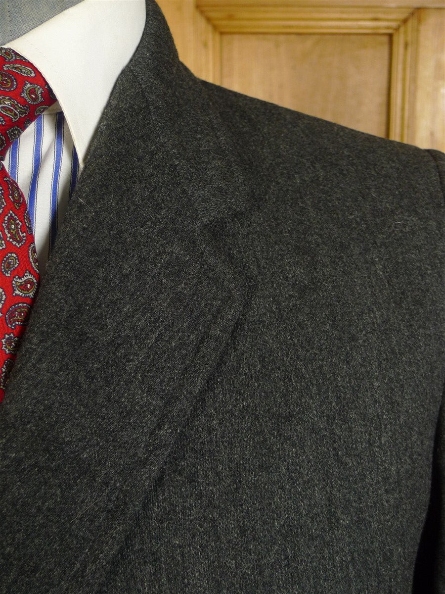 25/0205 beautiful immaculate 1950s vintage grey west of england wool raincoat overcoat 40