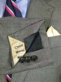25/0218 immaculate aquascutum luxury wool grey blazer jacket 43 regular