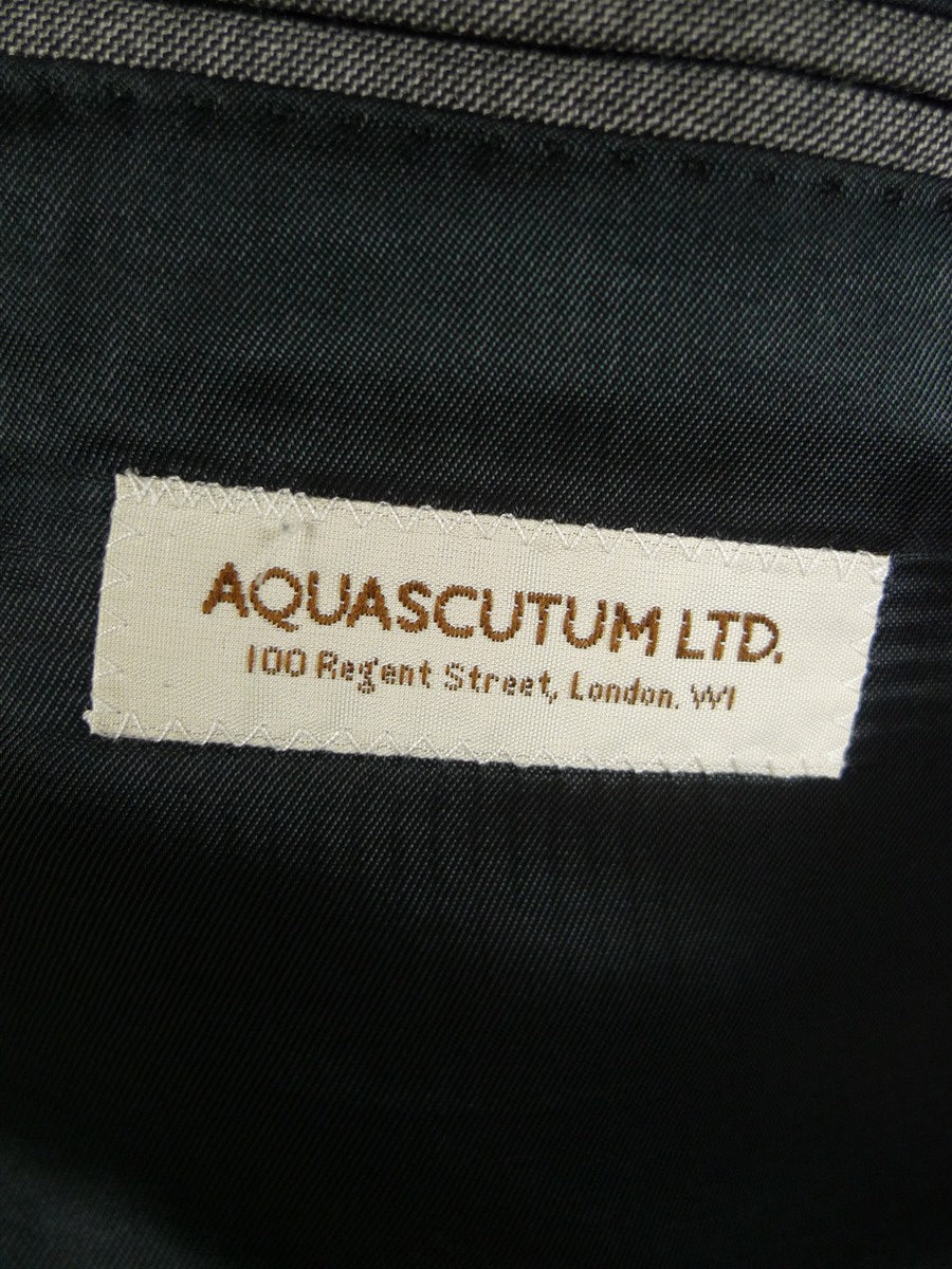 25/0218 immaculate aquascutum luxury wool grey blazer jacket 43 regular