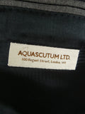 25/0218 immaculate aquascutum luxury wool grey blazer jacket 43 regular