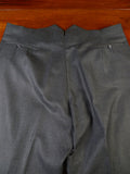 25/0202 gieves & hawkes 2002 savile row bespoke grey d/b worsted suit w/ 2 pair trousers 41 regular