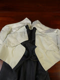 25/0202 gieves & hawkes 2002 savile row bespoke grey d/b worsted suit w/ 2 pair trousers 41 regular