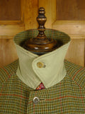 25/0233 fabulous very rare original invertere reversible tweed / cotton raincoat coat mac 46