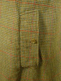 25/0233 fabulous very rare original invertere reversible tweed / cotton raincoat coat mac 46