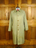 25/0233 fabulous very rare original invertere reversible tweed / cotton raincoat coat mac 46