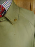 25/0233 fabulous very rare original invertere reversible tweed / cotton raincoat coat mac 46