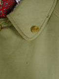 25/0233 fabulous very rare original invertere reversible tweed / cotton raincoat coat mac 46