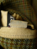 25/0233 fabulous very rare original invertere reversible tweed / cotton raincoat coat mac 46