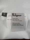 25/0221 new w/tags kilgour savile row 100% silk white / dark navy polka dot 1/1 d/b morning waistcoat (rrp £350) 38