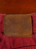 25/0240 james purdey london red cotton chino jean trouser 36
