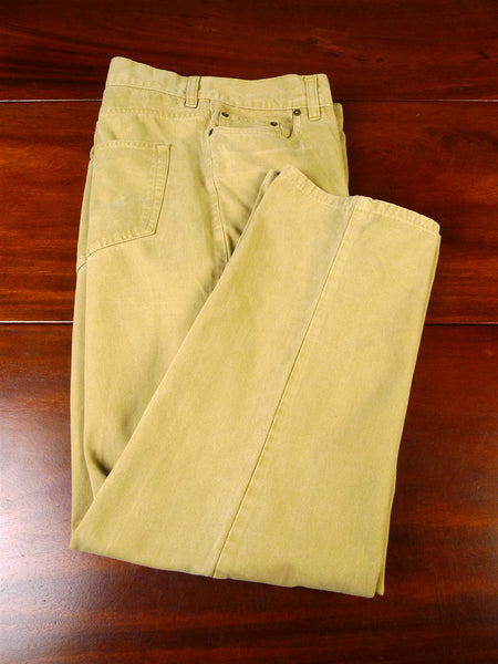 25/0236 pakeman catto carter cotton chino jean trouser 37