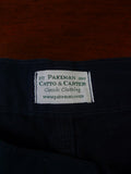 25/0237 pakeman catto carter dark navy blue cotton chino jean trouser 39