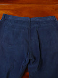 25/0237 pakeman catto carter dark navy blue cotton chino jean trouser 39