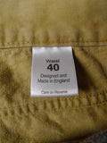 25/0238 pakeman catto carter sand cotton chino jean trouser 39