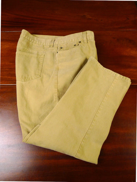 25/0238 pakeman catto carter sand cotton chino jean trouser 39