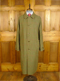 25/0233 fabulous very rare original invertere reversible tweed / cotton raincoat coat mac 46