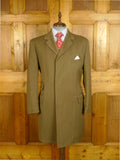 25/0247 cordings of piccadilly stone venetian wool covert coat overcoat 42 regular to long