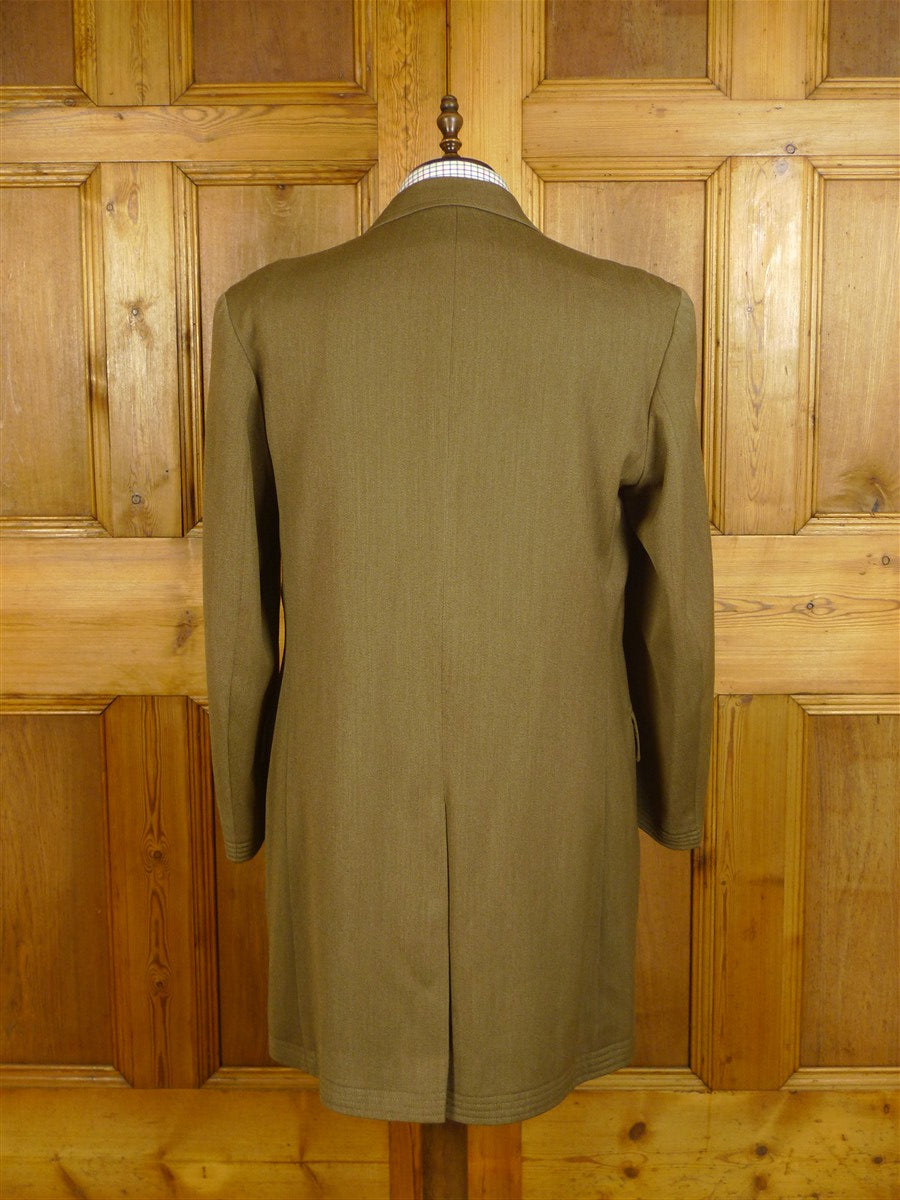 25/0247 cordings of piccadilly stone venetian wool covert coat overcoat 42 regular to long