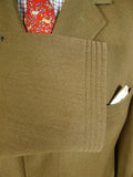 25/0247 cordings of piccadilly stone venetian wool covert coat overcoat 42 regular to long