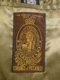 25/0247 cordings of piccadilly stone venetian wool covert coat overcoat 42 regular to long
