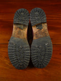 25/0243 carreducker heavyweight felt-lined mahogany red lace-up field boots (rrp £2,000) uk 11