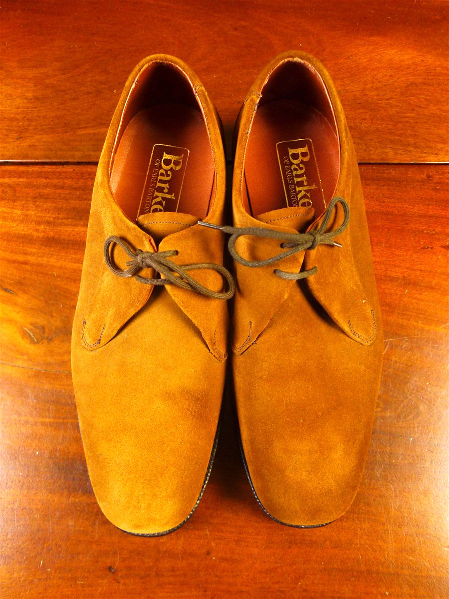 25/0307 new (seconds) barker brown suede derby shoe uk 7 f