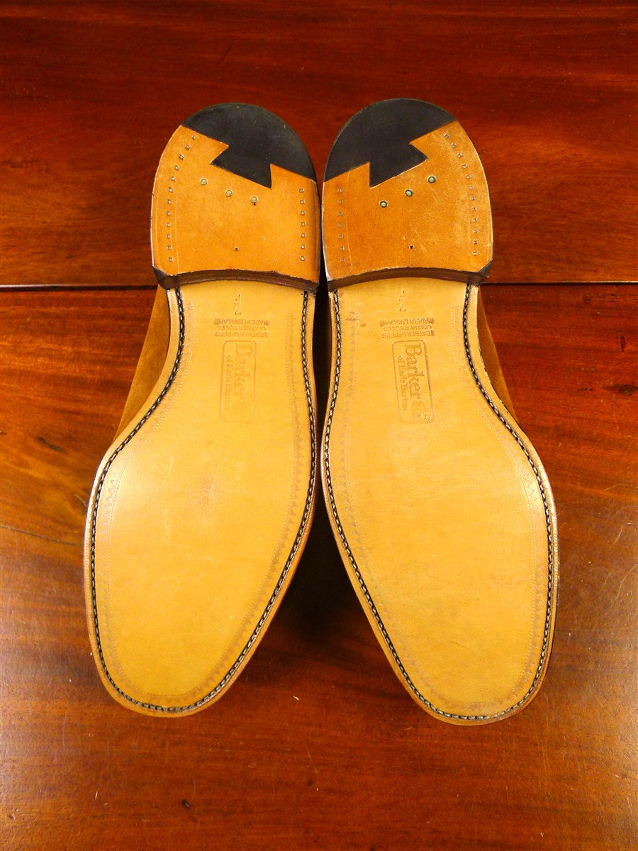 25/0307 new (seconds) barker brown suede derby shoe uk 7 f