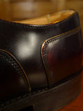 25/0264a barker new (seconds) brown toe cap leather oxford shoe uk 6.5f