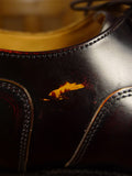 25/0264a barker new (seconds) brown toe cap leather oxford shoe uk 6.5f