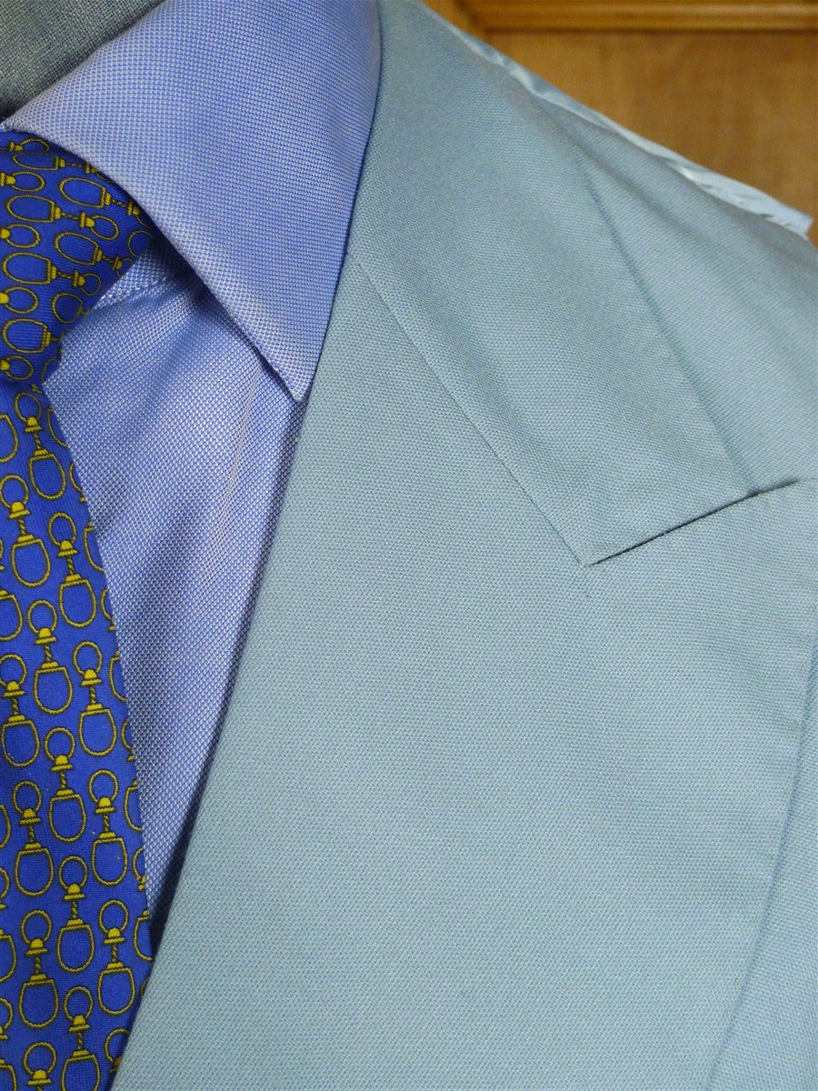 25/0284 redwood & feller 2008 bespoke baby blue d/b worsted morning waistcoat 38