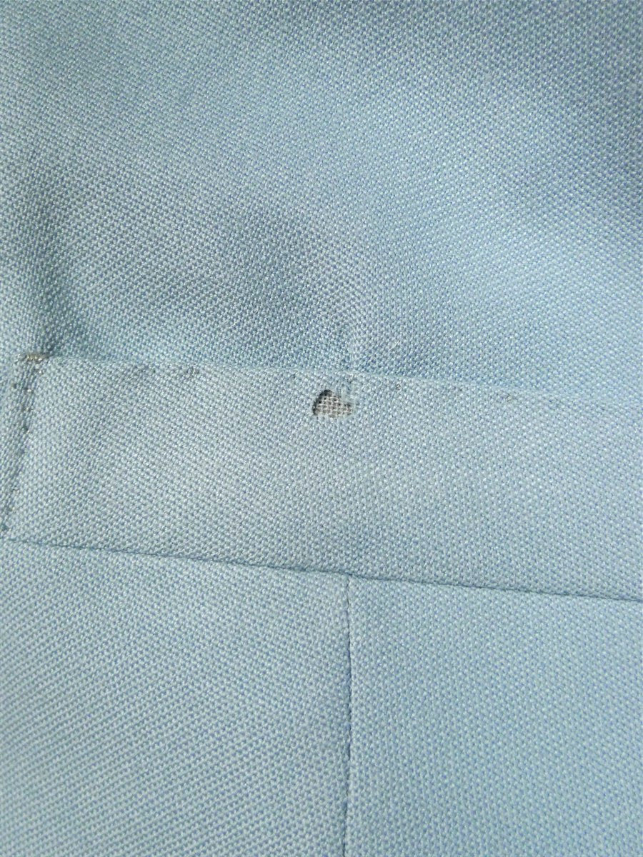 25/0284 redwood & feller 2008 bespoke baby blue d/b worsted morning waistcoat 38