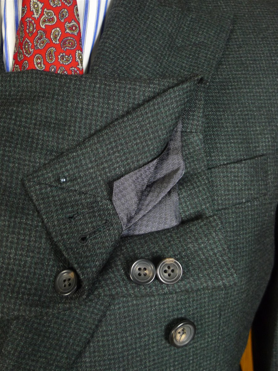 new w/tags hackett no.14 savile row 'white label' dark green dogtooth ...