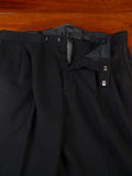 25/0303 vintage pakeman black barathea wool evening trouser 35-38