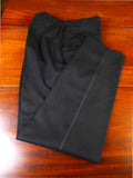 25/0301 redwood & feller 2010 bespoke black worsted evening trouser 34