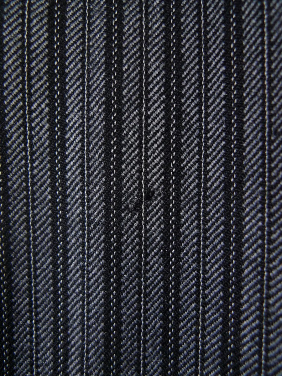 25/0300 redwood & feller 2008 savile row bespoke 'cashmere stripe' worsted morning trouser 36