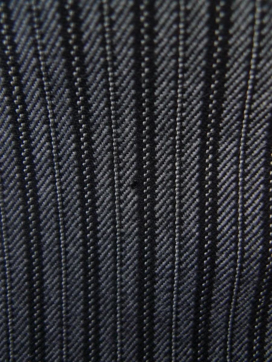 25/0300 redwood & feller 2008 savile row bespoke 'cashmere stripe' worsted morning trouser 36