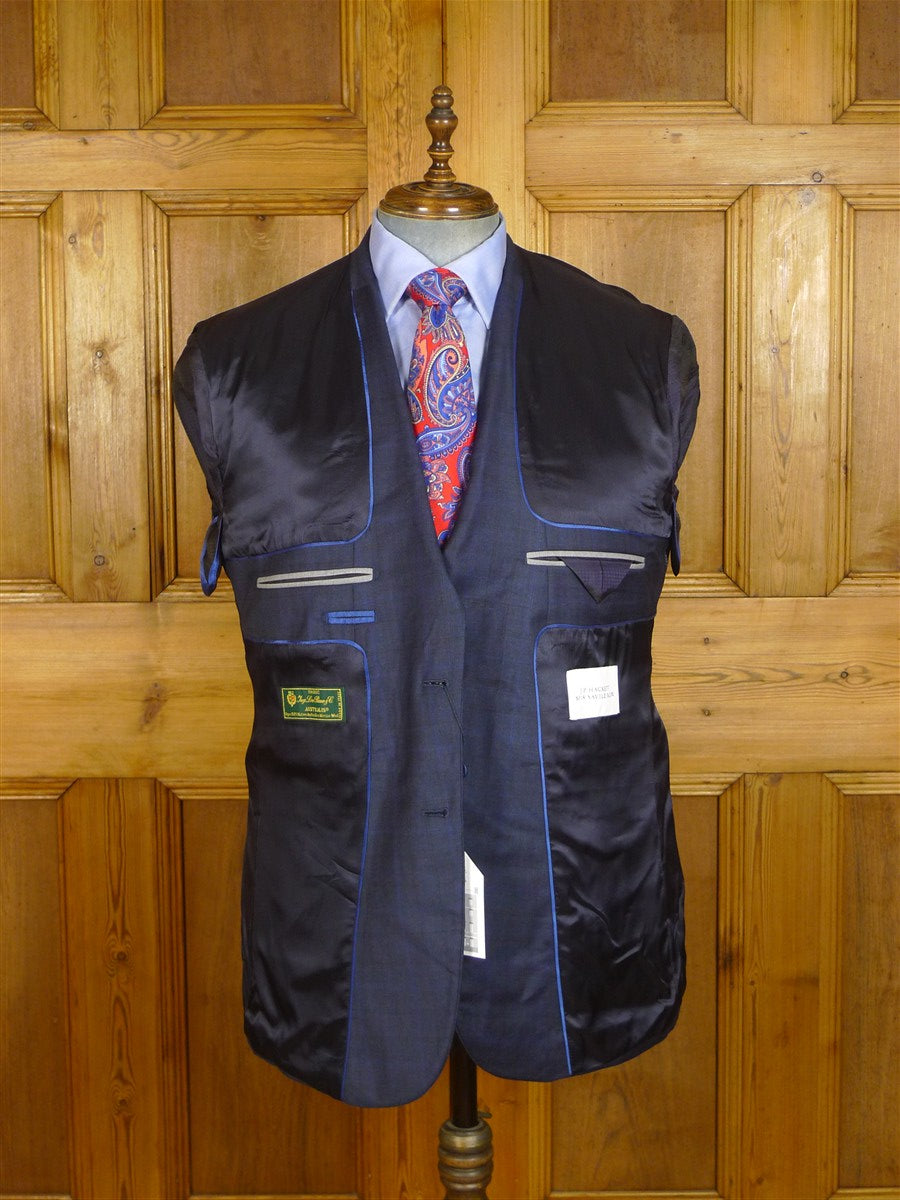 25/0270 new w/tags hackett 14 savile row 'white label' loro piana navy ...