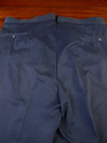 25/0360 scabal dark blue herringbone pure cotton chino trouser 39-42