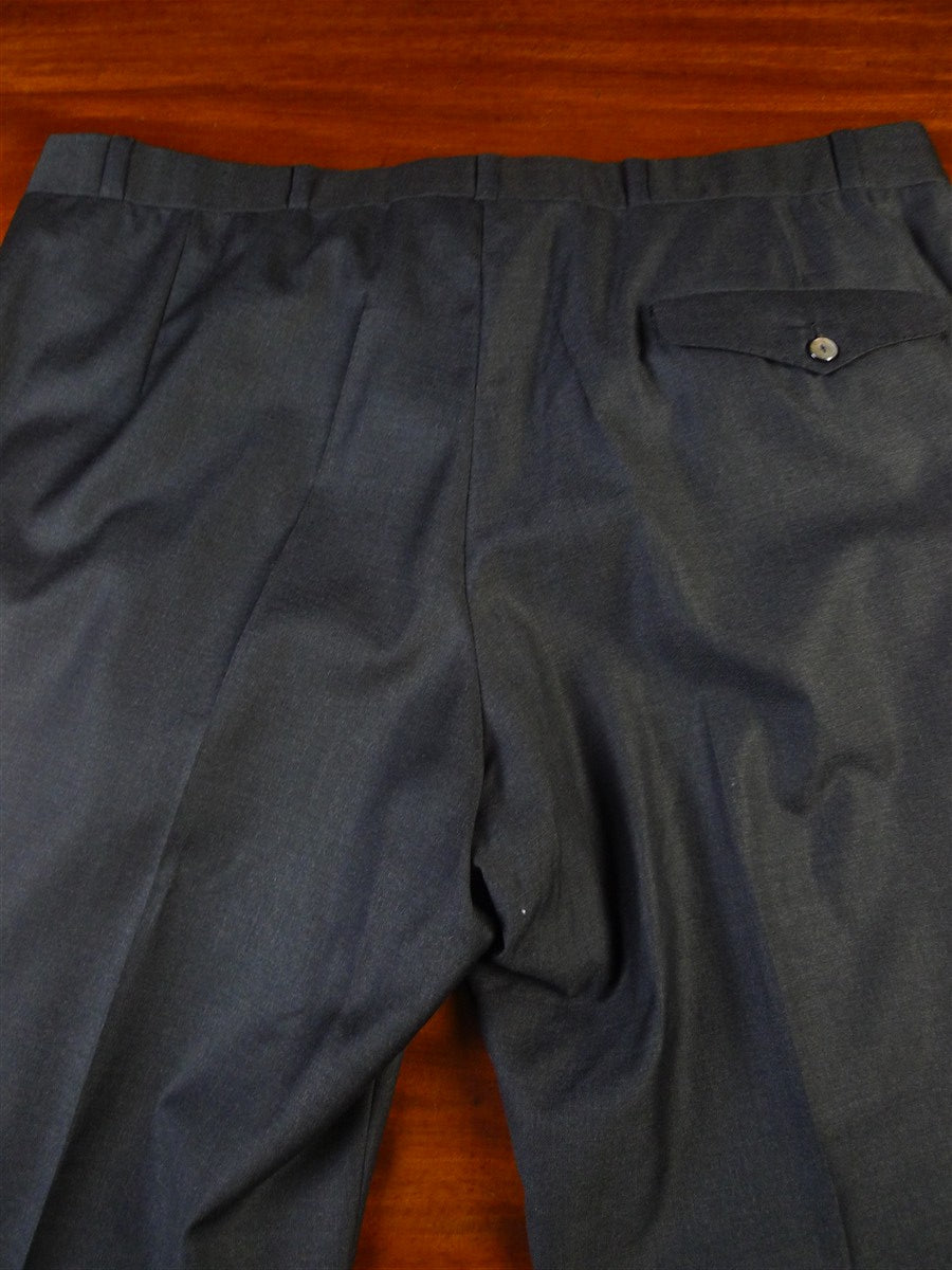 25/0296 immaculate kent haste lachter 2015 savile row bespoke grey fine wool trouser 40