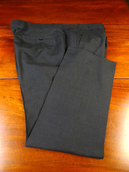 25/0298 vintage 1986 kilgour french & stanbury savile row bespoke grey fine wool trouser 42-46