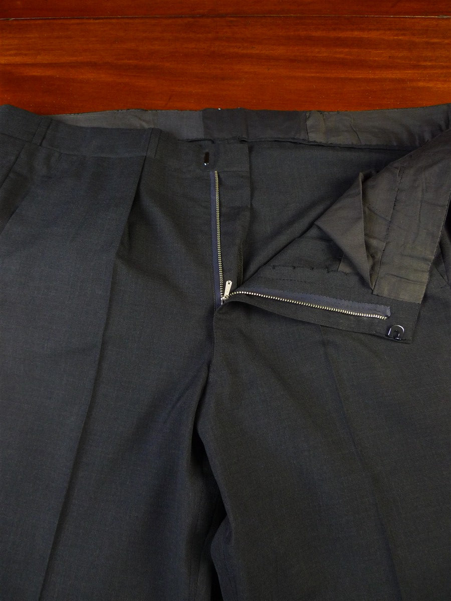25/0298 vintage 1986 kilgour french & stanbury savile row bespoke grey fine wool trouser 42-46