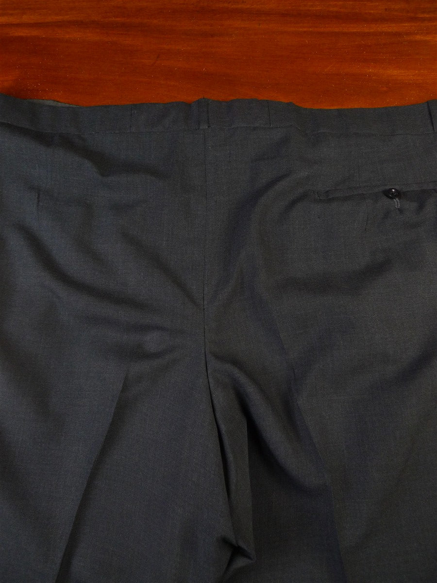 25/0298 vintage 1986 kilgour french & stanbury savile row bespoke grey fine wool trouser 42-46