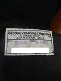 25/0299 immaculate 1998 kilgour french & stanbury savile row bespoke grey worsted trouser 44