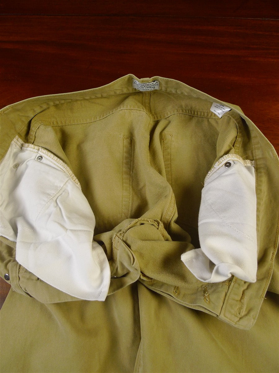 25/0288 pakeman catto carter tan beige cotton chino jean trouser 37