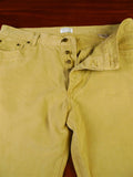25/0289 immaculate pakeman catto carter tan beige cotton chino jean trouser 37