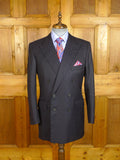25/0276 immaculate 2006 brian staples london w1 bespoke dark blue worsted & mohair d/b suit 39 long