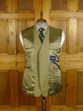 25/0325 near immaculate gieves & hawkes savile row green wp check worsted wool suit 44 short to regular